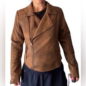 NWT Marrakech Brown Leather Jacket